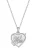 Hey Happiness Ketting ‘Cupid Heart Locket’  zilver