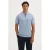 Saint Steve polo fijn gebreid blauw