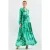 Geprinte V-hals Maxi-jurk