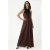 Rinascimento maxi jurk – bruin