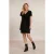 River Woods Sequin V-neck Dress Black