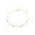 Swarovski Ketting  goud / transparant