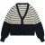 Mikuta The Striped Short Knitted Cardigan