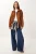 Oversized Gabardine Jas met Rits Sluiting