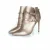 Rockstud leren enkellaarsjes