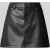 REVIEW Minirok in leerlook met steekzakken