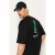 TRENDYOL MAN Jongens Zwart Slogan Kort Oversized T-shirts