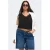 ONLY CARMAKOMA top Plus Size – zwart