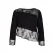 NOISY MAY Curve Plus Size kanten top – zwart