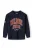 MINOTI Sweatshirt  donkerblauw / donkeroranje / wit