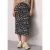 Midirok van mesh met plooien