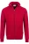 HAKRO 606 Sweatjacket rood, Effen