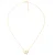 Orphelia ‘Joya’ Dames 925 Sterling Zilveren Ketting met Hanger – Goud ZH-7088/1