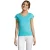SOLS Dames/Dames Maan V Hals T-shirt (Atol blauw)