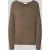 milano italy Loose fit gebreide pullover met mix van wol en alpaca