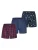 Happy Shorts Boxershorts ‘Christmas’  navy / groen / donkerrood / wit