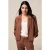Oltre Fluid Unstructured Jacket Brown