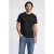 Indigold regular fit T-shirt met backprint – zwart