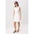 TRENDYOLMİLLA Dames Wit Effen Kort / Mini Mouwloos Skater Jurken