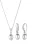ELLI Sieraden set  zilver / parelwit