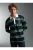 TRIGEMA Poloshirt lange mouw blauw/groen, Horizontale strepen