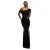 Strakke damesjurk Goddiva Cowl One Shoulder