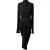 Rick Owens Cocoon midi-jurk in zwart acetaat