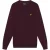 Lyle & Scott rijke bordeauxrode pull-over trui met ronde hals