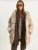Bianco Lucci Wintermantel  beige