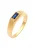 KUZZOI Ring  blauw / goud