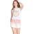 PJ Salvage Dames Ombre Relaxed Fit Casual Shorts (Ombre)