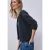 Street One Dames Jas met lange mouwen in Silk-Look in Blauw