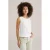 WE Fashion linnen mouwloze top wit