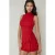 Hoge Hals Mouwloze Strakke Jumpsuit met Strik Taille Detail