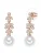 Lulu & Jane Oorbellen  rose-goud