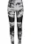 Urban Classics Leggings  grijs / zwart / wit