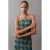 MANGO TEEN maxi jurk donkergroen