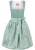 STOCKERPOINT Dirndl ‘Mila’  groen / lichtgroen