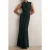 Reiss Sleeveless Ruched Maxi Dress Teal
