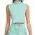 Nike mouwloze mintgroene cropped top