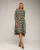 Oversized jurk met dierenprint.