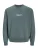 JACK & JONES Sweatshirt ‘JWHVESTERBRO’  duifblauw / wit