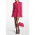 Michael Kors Feather Detail Blazer In Fuschia