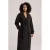 WE Fashion manteljas met ceintuur en wol – bruin
