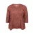 Zhenzi Plus Size gebloemde top – donkerrood
