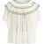 IZIA shirt met bloemenkant gaya
