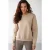 Oversized sweatshirt met ronde hals en ribstructuur