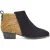 White Stuff Willow Suede Pony Ankle Boot Black Printed