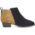 White Stuff Willow Suede Pony Ankle Boot Black Printed