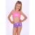 B.Nosy reversilbe halterbikini felroze/blauw